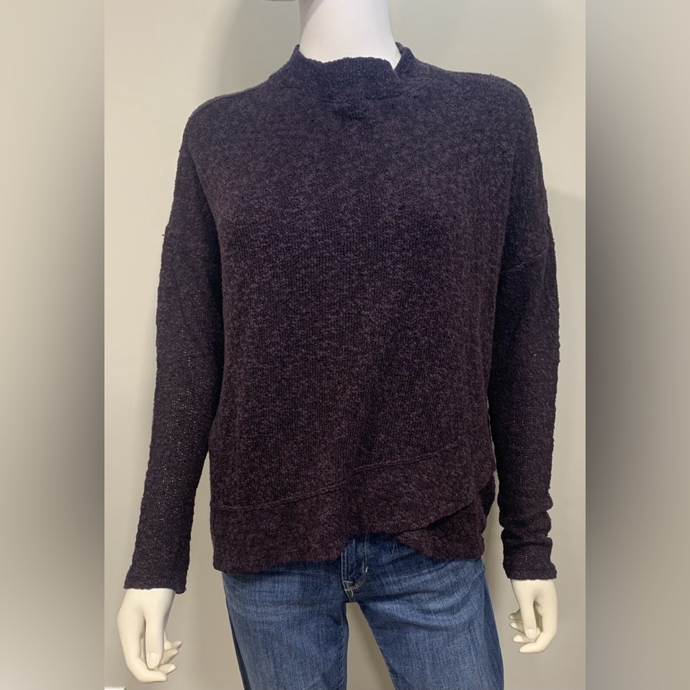 American Eagle Outfitters Women's Knit Semi Sheer Asymmetrical Sweater Size XL